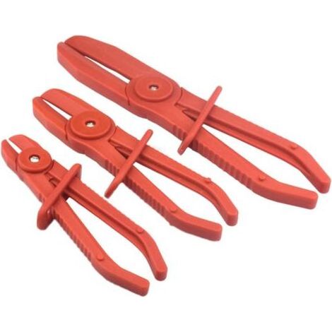 Pinces Tuyaux, Pince a Collier Durite, Pince Durite Carburant, Hose Clamp Pliers, Pinces pour Tuyaux Flexibles, Pinces à Clamper les Durites, Pinces à Durite, Outil de Serrage pour Tuyaux Flex (1/5)