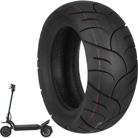 100/55-6,5 Pneu sans chambre à air de 11 pouces pour Dualtron Ultra2/Thunder 2/Kaabo Wolf King Accessoires de scooter électrique Anti-explosion Pneus de route épais Roues de rechange (1 pièce) (1/5)