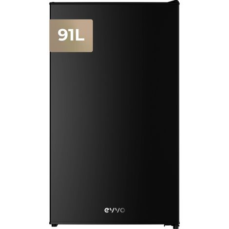 Frigorífico Mini EVVO F24BK, 91 L, Negro, Bajo consumo