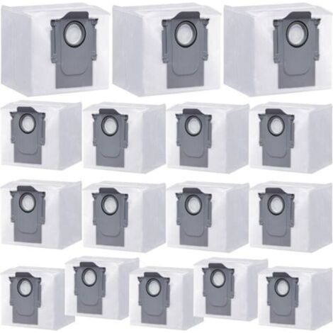 Confezione da 16 sacchetti per la polvere usa e getta per robot aspirapolvere Roborock G10S/G10SPRO/G10SPLUS/G10SPURE/T8/T8PLUS/G20/T8/Q7/Q7+/Q7 MAX/Q5/Q5 S7/S7MAXVULTRA/S8, sacchetti per Roborock Q5: (1/3)