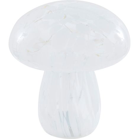 Déco de Noël lumineuse Champignon en Verre 15 LED H 17.5 cm - Feeric Christmas (1/2)