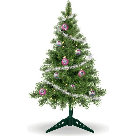 ARBOL DE NAVIDAD DE MESA CON ADORNOS Y LUCES DE 60CM DE MINNIE