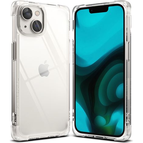 Funda protectora con orificios para cordón para iPhone 14 Plus de 6,7" con parachoques Fusion transparente (1/3)