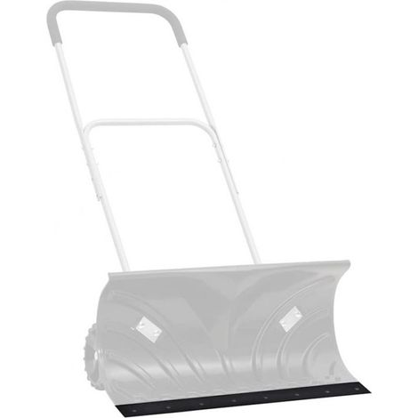 - Bordure en caoutchouc pour chasse-neige - 180 x 15 x 1 cm - noir (1/5)