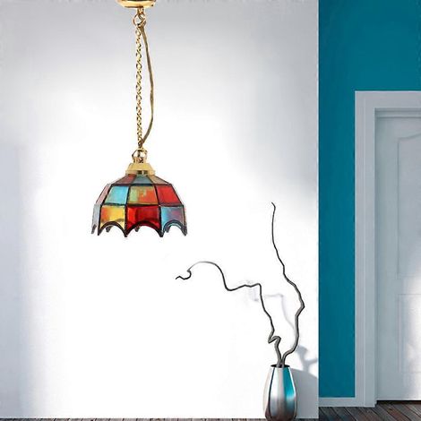 Lustre miniature LED à l'échelle 1:12, lampe de plafond, modèle réduit pour maison de poupée, accessoires miniatures pour salon et chambre à coucher, jouet (1/4)