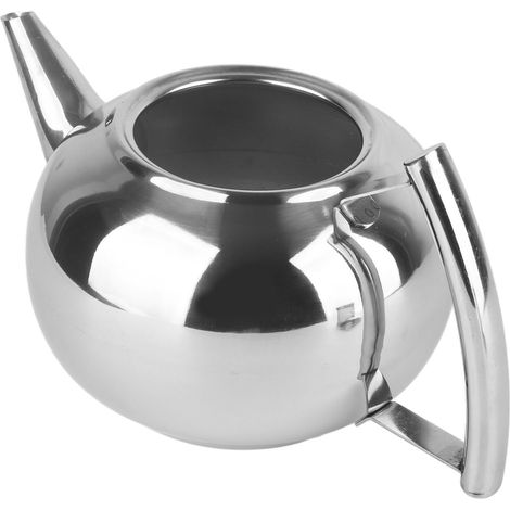 Théière/cafetière en acier inoxydable avec filtre, 1,5 L (1/5)