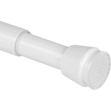 Gardinenstange Ohne Bohren zum Klemmen 115-200 cm Neptun, Weiß