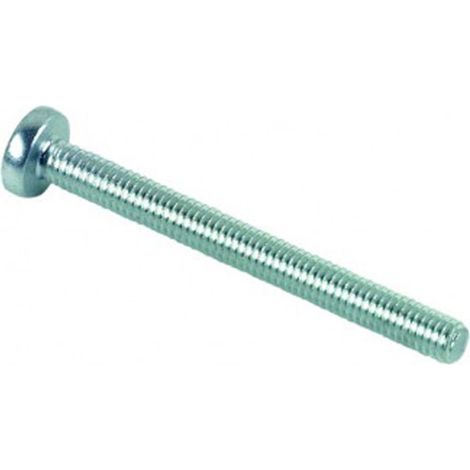 Vis à métaux tête cylindrique bombée large Pozidriv® Zingué - 4 x 35 mm - BIVI (1/2)