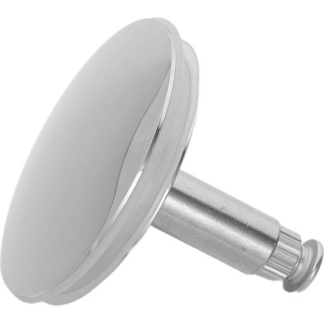 Bouchon de baignoire - cuivre/plastique - rotatif - pour bain (1/5)