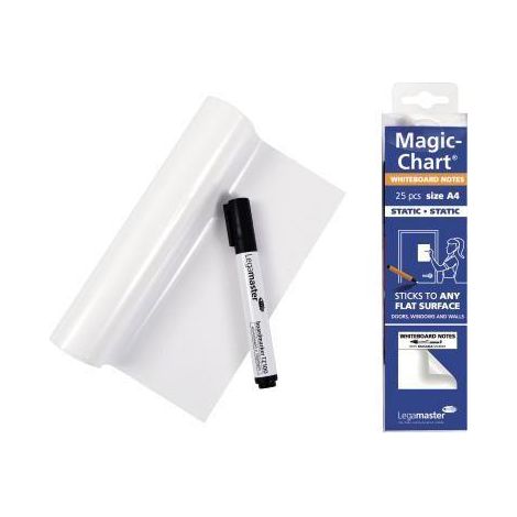 Legamaster Whiteboardfolie Magic 7-159100-A4 blanko 25 St./Pack. (1/3)