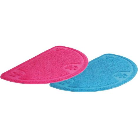 Set 4 pezzi Tappetino Mezzaluna sottociotola o scendi lettiera Colori Assortiti (1/2)