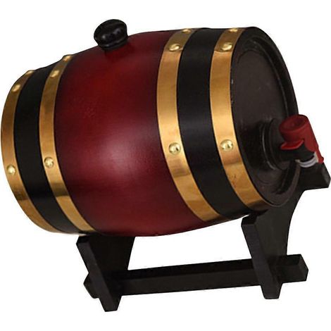 Seau en bois pratique, tonneau de bière, usage alimentaire compatible (1/5)