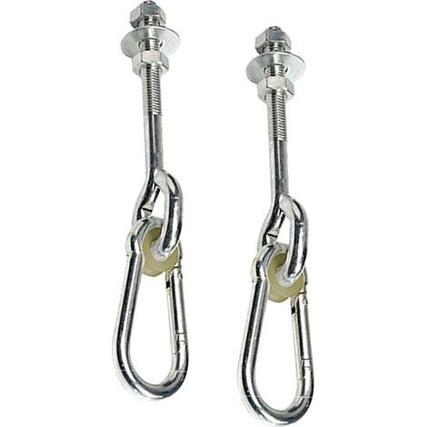 Ceiling Hook, Suspension Hooks, Fixing Screws for Swing, Concrete Wood Sets, Yoga, Hammock, Hanging Chair, 150Kg - 150mm