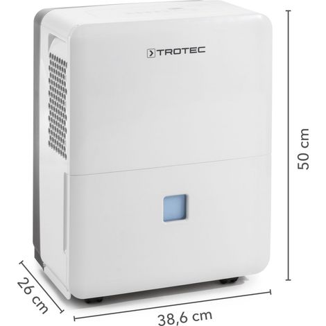 Trotec – Déshumidificateur d'air 30l/j pour 90m² – Fonction confort automatique – Séchage linge – Évacuation continue des condensats — vue 3