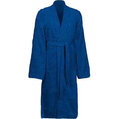 vidaXL Peignoir KINN Bleu M Coton