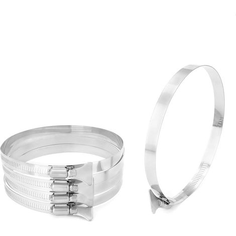 91mm-114mm Spannbereich 304 Edelstahl Butterfly-Schlauchschelle 5St (1/4)