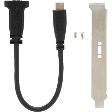 Câble d'extension USB 3.1 Type-C pour panneau avant de carte mère (1/5)
