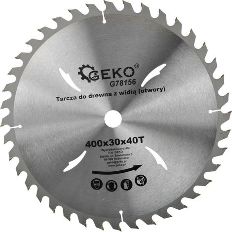 Geko Sega Circolare Professionale Carbonio 400 mm