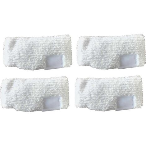 Lot de 4 chiffons de rechange en microfibre pour nettoyeur vapeur Kärcher Easyfix SC2, SC3, SC4 et SC5 (1/5)