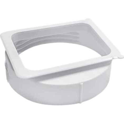Climatiseur Interface De Conduit d'Échappement, D'interface Connecteur de Tuyau de Fenêtre D'échappement, 1 adaptateur de sortie d'air pour climatiseur mobile portable, 15 cm, blanc, en plastique ABS (1/5)