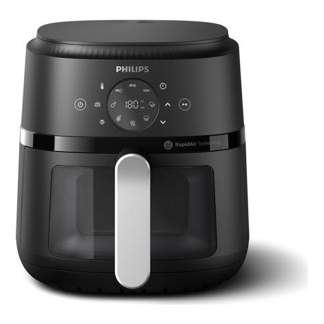 Philips – Friteuse sans huile 4,2 L – Puissance 1500 W – 13 programmes de cuisson – Température réglable 60-200 °C – Design noir et argent (1/10)