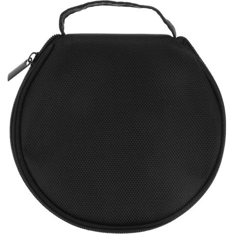 Pochette de rangement portable à fermeture éclair pour 20 CD-16.50X15.00X2.80CM-Black (1/3)