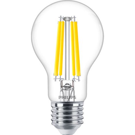 Philips MASTER Value LEDbulb E27 Pera Clara 11.2W 1521lm - 927 Luz muy Cálida Mejor reproducción de color - Regulable - Reemplazo 100W