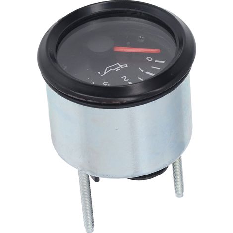 Manomètre de pression d'huile 0‑5KPaX100 52mm haute précision en alliage d'aluminium avec rétroéclairage LED 12V (350‑030‑016) (1/5)