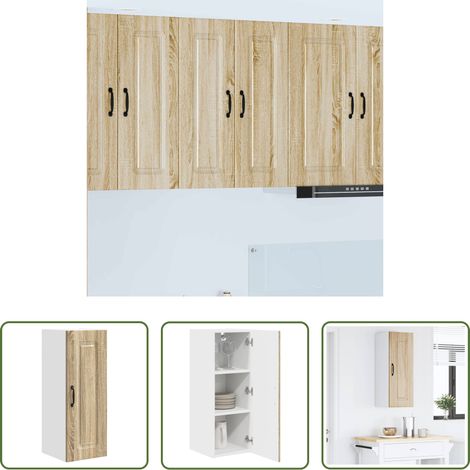 Küchenwandschrank - Küchenschrank Kalmar Sonoma-Eiche 30 x 31 x 80 cm Holzwerkstoff (1/5)