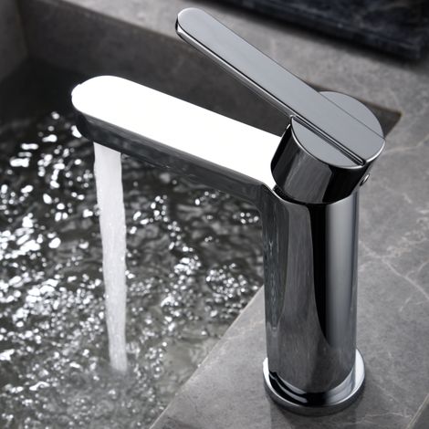 Imex -  Grifo Monomando Lavabo Caño Bajo Cromado Serie  Roma (1/3)