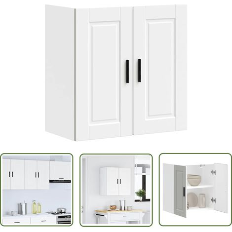 vidaXL Küchen-Hängeschrank Porto Weiß Holzwerkstoff (1/5)