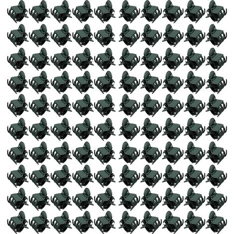 100 Pices Clips Pour Plantes, Clips D'orchide En Plastique, Orchides Pinces De Support Pour Tenir Des Tiges De La Plante Plantes Grimpantes (1/5)