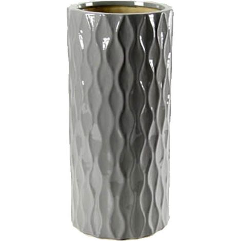 Schirmständer im grauen Keramikdesign cm 23 x 51 h