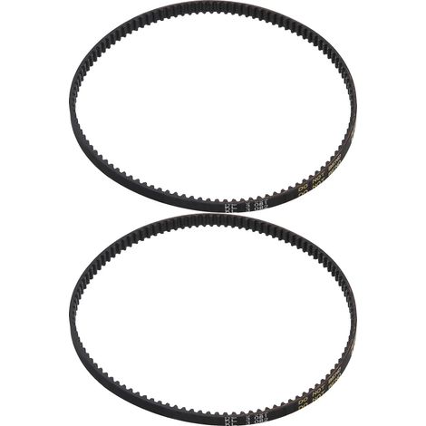 Belt Drive Belt for Belt Sander Compatible with 9404 9903 9920 225084-9 Closed Loop Rubber Synchronous Belt Girth 330mm (13 Inch) (Pack of 2)