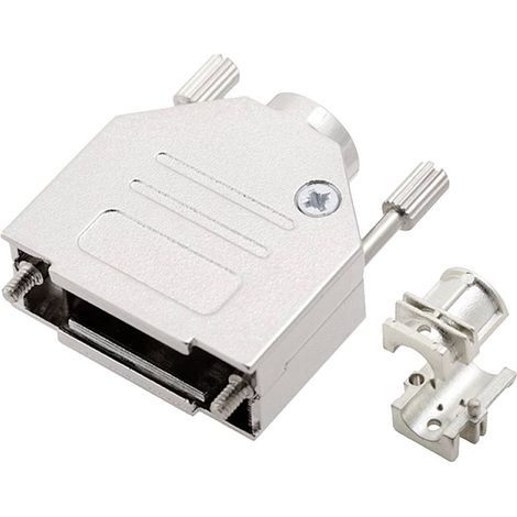 encitech DTZK-25-HI-K 6560-0705-03 Alloggiamento D SUB Numero Poli (num): 25 Metallo pieno 180 ° Argento 1 pz. (1/3)