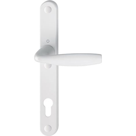 HOPPE 1/2 Profiltür-Garnitur New York 1810/3346SN Aluminium F9016 ( 3000203615 ) (1/6)