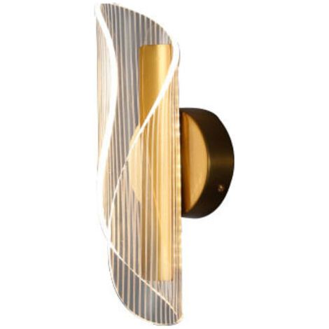 Applique Murale Intérieur Lampe Murale LED, 6W Réglable Forme d'arc Moderne Acrylique Luminaire pour d'intérieur Couloir Salon service public Garage (1/5)
