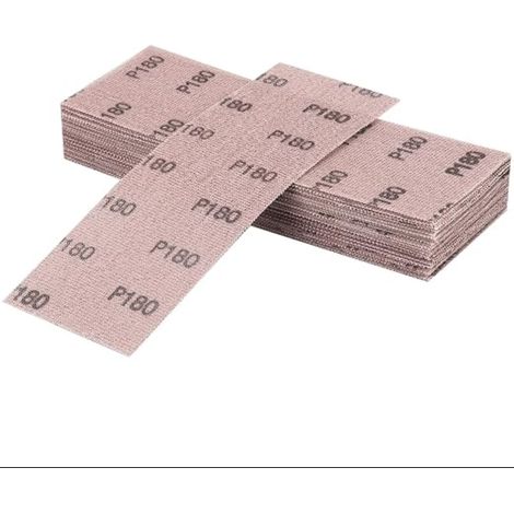 Filet Bande Abrasive 80 X 230mm Avec Grain P180 Pour Ponçage Manuel Ponceuse Orbitale Et Bloc De Ponçage Manuel (1/5)