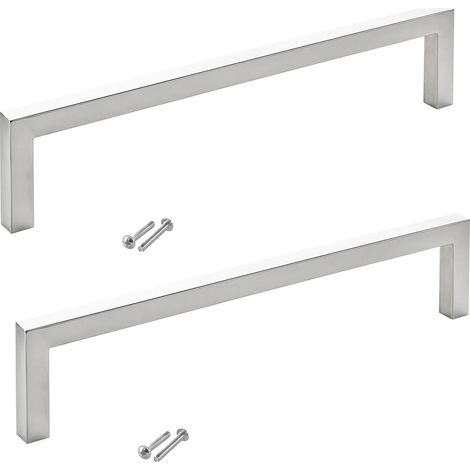 SOTECH Möbelgriff Garderobenstange Handtuchhalter WE47 BA 288 mm Länge 302 mm Edelstahl poliert , 2 Stück