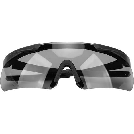 Winddichte Unisex-Outdoor-Sportbrille, austauschbare Gläser, inklusive Hartschalenetui, schwarz. (1/5)