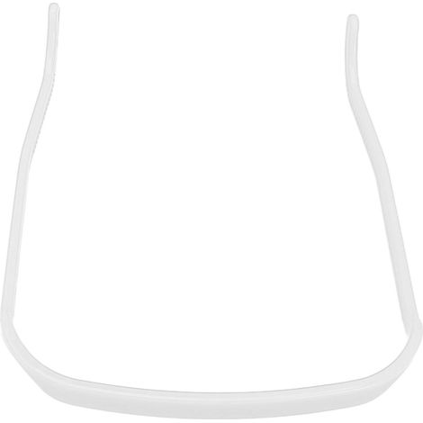Unsichtbares Haarband für lockiges und dickes Haar, elegantes weißes Haaraccessoire (1/5)