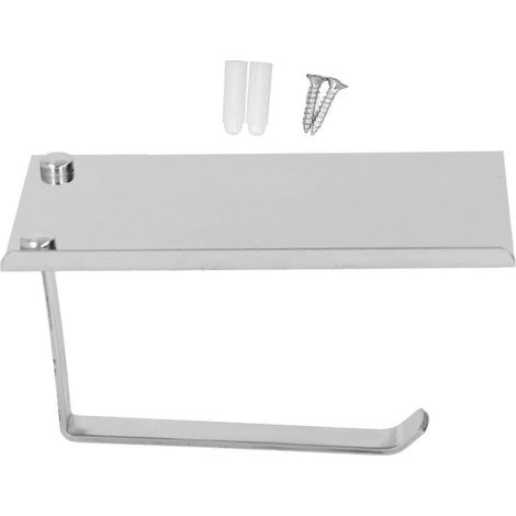Distributeur de papier essuie-tout en acier inoxydable sans perforation, double usage, pour salle de bain domestique K6 304 (1/5)