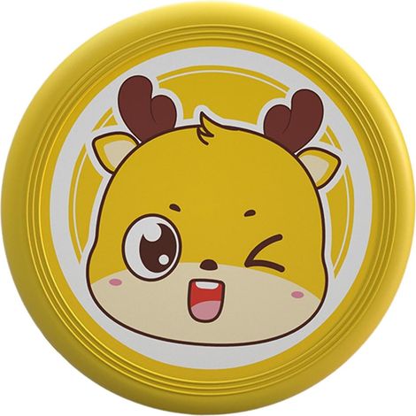 Frisbee giocattolo per bambini, design a cartoni animati, per principianti, adulti, bambini, regalo, cervo