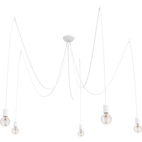 Lampadario a sospensione Nowodvorski Spider bianco 5xE27 9744 (1/3)