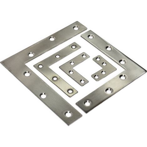 Edelstahl L-Verbinder (1/3)