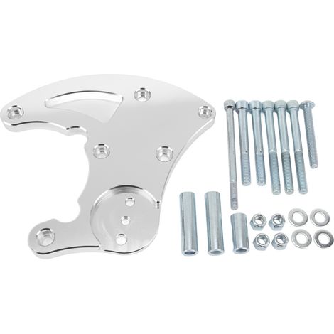 Support AC Compresseur Fixation Haute Stabilité Kit Montage pour Chevy LS1 LS2 LS3 LS6 Vortec LQ Silver Camion (1/5)