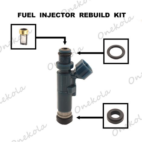 Überholung der Kraftstoffeinspritzdüsen inklusive Austausch von O-Ringen und Filtern, kompatibel mit Toyota Crown JZX115 23250-46080 (1/2)