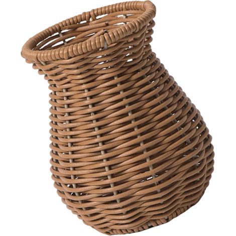 Vase contemporain en rotin pour décoration de maison et de bureau, entretien facile pour les installations de mariage ou le bureau