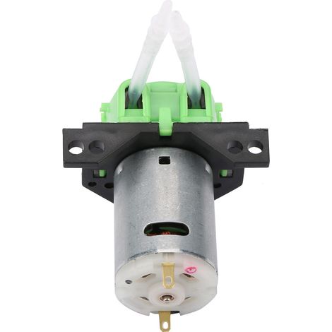 Pompe doseuse DIY à tube péristaltique pour analyse chimique en laboratoire d'aquarium (verte 12 V 24) (1/5)