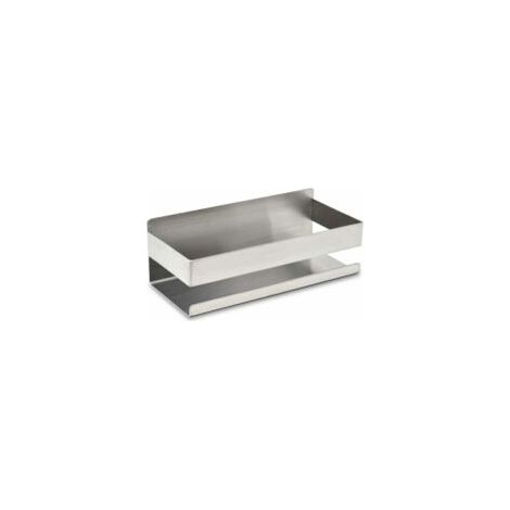Duschablage für Shampoo und Duschgel, verchromte Duschablage, bohrfreie Duschablage, Duschhalter mit Saugnapf, silberne Duschseifenschale - Crezuo